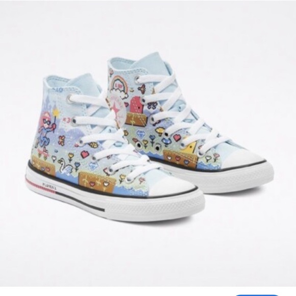 Converse Gamer Princess High Top Sneakers-Size 11 - Picture 1 of 15